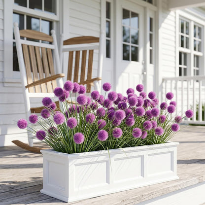 Artificial Grass Plants, 17In UV Resistant Lavender Flowers Outdoors
