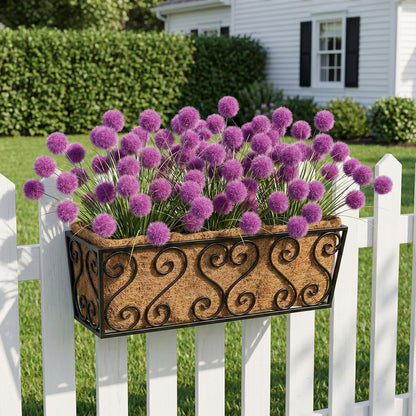 Artificial Grass Plants, 17In UV Resistant Lavender Flowers Outdoors