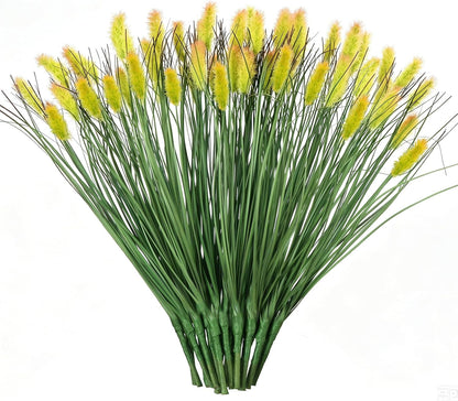 Artificial Grass Plants, 17In UV Resistant Lavender Flowers Outdoors