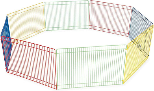 Multi-Color Small Pet Playpen - Multi-Color