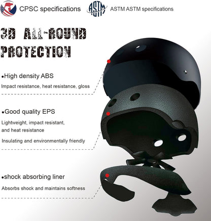 Kids Bike Helmet for Ages 3–16, Adjustable Multi-Sport Helmet for Toddler, Little Kid & Youth, Cycling, Skateboard & Scooter, CPSC & ASTM Certified, 11 Vents, Includes Drawstring Bag