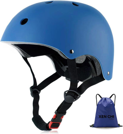 Kids Bike Helmet for Ages 3–16, Adjustable Multi-Sport Helmet for Toddler, Little Kid & Youth, Cycling, Skateboard & Scooter, CPSC & ASTM Certified, 11 Vents, Includes Drawstring Bag