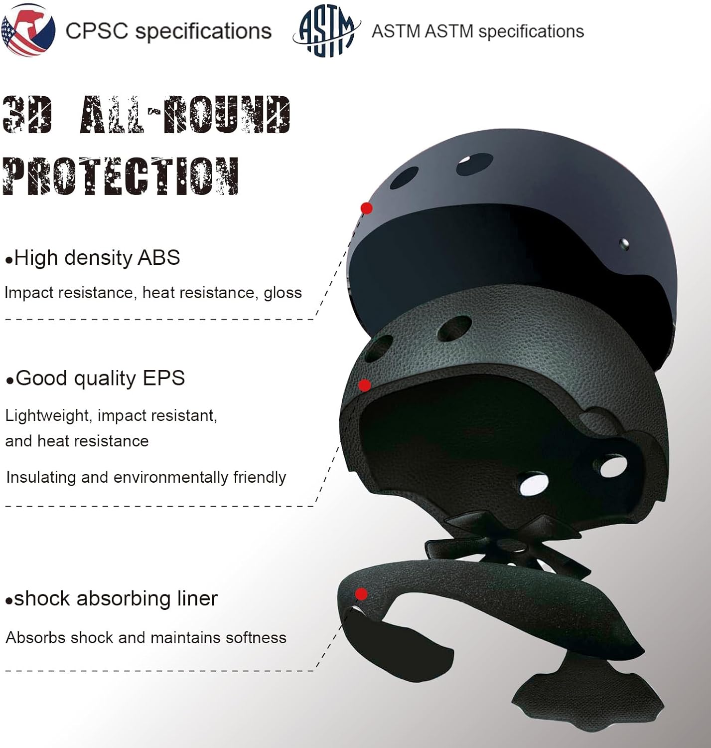 Kids Bike Helmet for Ages 3–16, Adjustable Multi-Sport Helmet for Toddler, Little Kid & Youth, Cycling, Skateboard & Scooter, CPSC & ASTM Certified, 11 Vents, Includes Drawstring Bag