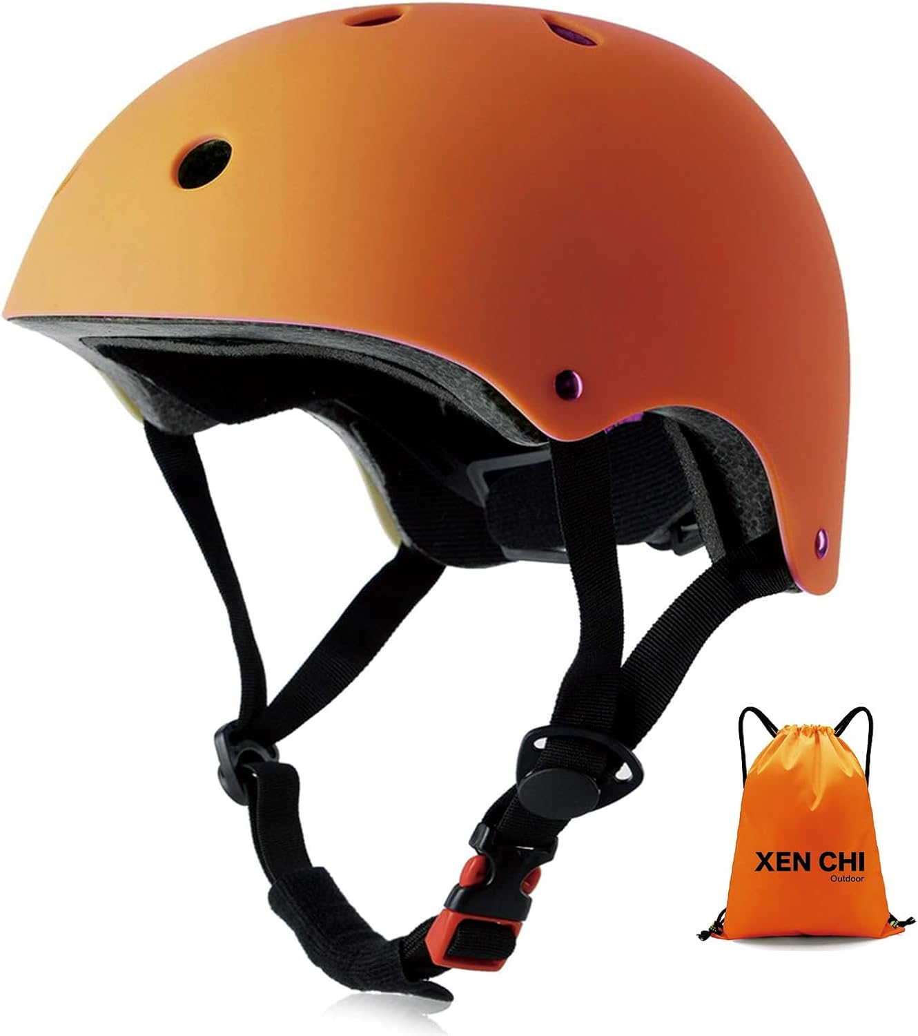 Kids Bike Helmet for Ages 3–16, Adjustable Multi-Sport Helmet for Toddler, Little Kid & Youth, Cycling, Skateboard & Scooter, CPSC & ASTM Certified, 11 Vents, Includes Drawstring Bag