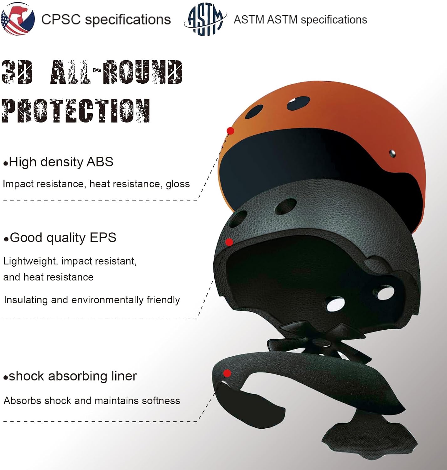 Kids Bike Helmet for Ages 3–16, Adjustable Multi-Sport Helmet for Toddler, Little Kid & Youth, Cycling, Skateboard & Scooter, CPSC & ASTM Certified, 11 Vents, Includes Drawstring Bag
