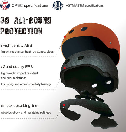 Kids Bike Helmet for Ages 3–16, Adjustable Multi-Sport Helmet for Toddler, Little Kid & Youth, Cycling, Skateboard & Scooter, CPSC & ASTM Certified, 11 Vents, Includes Drawstring Bag
