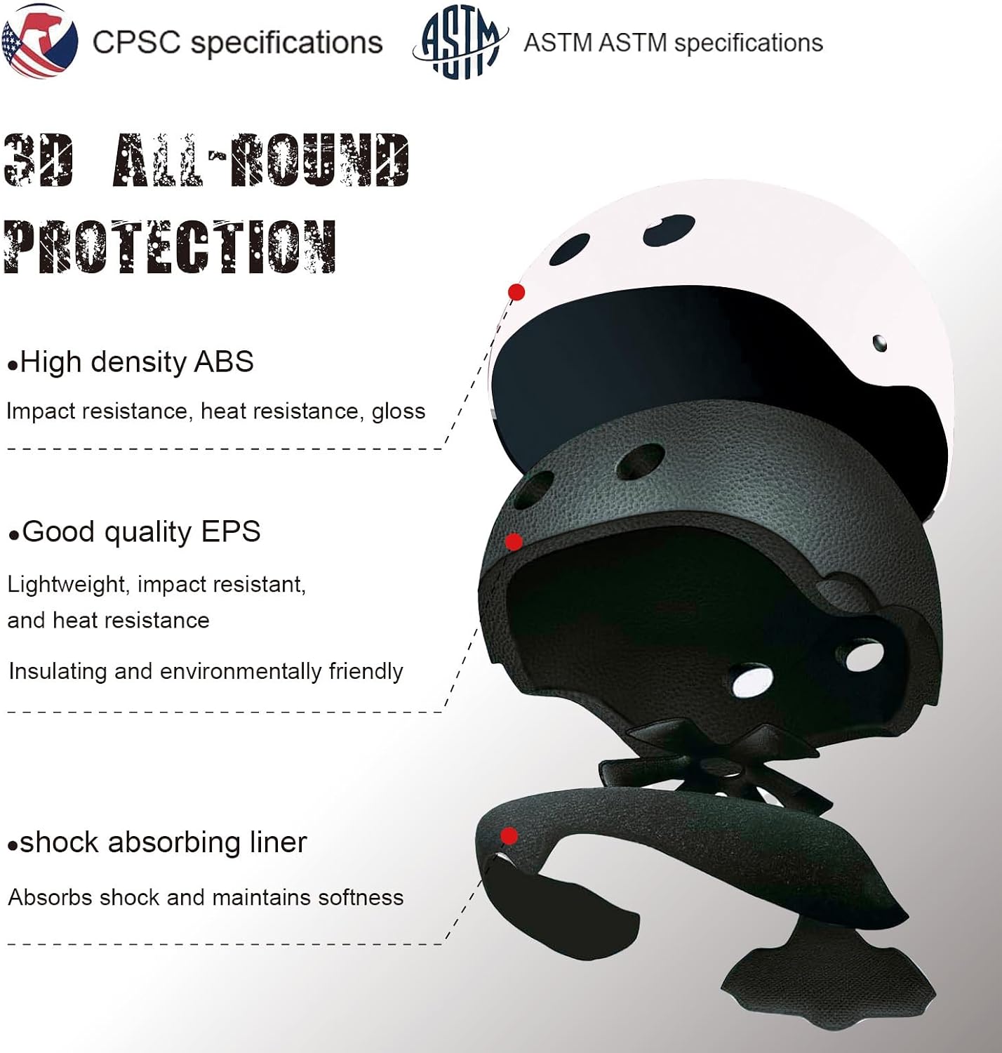 Kids Bike Helmet for Ages 3–16, Adjustable Multi-Sport Helmet for Toddler, Little Kid & Youth, Cycling, Skateboard & Scooter, CPSC & ASTM Certified, 11 Vents, Includes Drawstring Bag