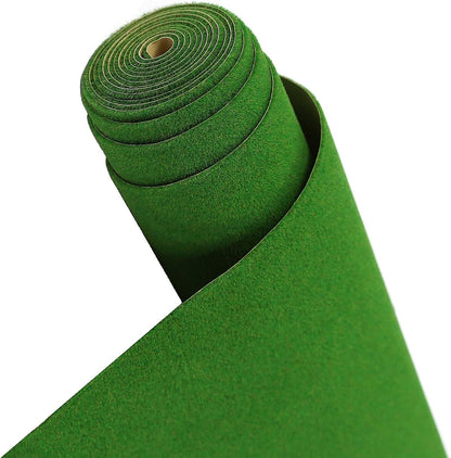Artificial Model Grass Mat Trains Green 40x200cm or 15.7‘’ x 78'' for Decoration Craft Scenery Model DIY CP2137 (Green)