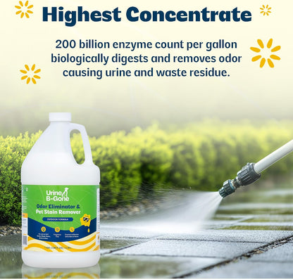 Outdoor Enzyme Cleaner for Pet Odors & Turf, 1 Gallon