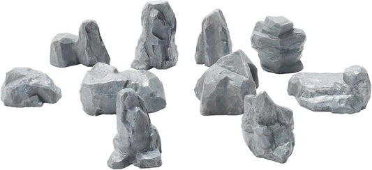 10 Pcs Fake Rocks for Diorama Supplies, Mini Terrain Stones