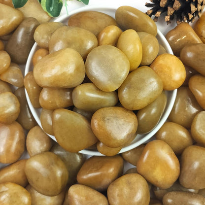 YISZM 5lbs White River Rocks, 1-2 Inch Natural Pebbles for Indoor Plants, High Polished Decorative Stones Vase Filler Fish Tank Aquariums Landscaping Garden Outdoor and Indoor DIY