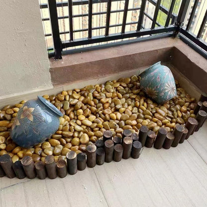 YISZM 5lbs White River Rocks, 1-2 Inch Natural Pebbles for Indoor Plants, High Polished Decorative Stones Vase Filler Fish Tank Aquariums Landscaping Garden Outdoor and Indoor DIY