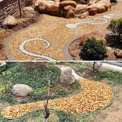 YISZM 5lbs White River Rocks, 1-2 Inch Natural Pebbles for Indoor Plants, High Polished Decorative Stones Vase Filler Fish Tank Aquariums Landscaping Garden Outdoor and Indoor DIY