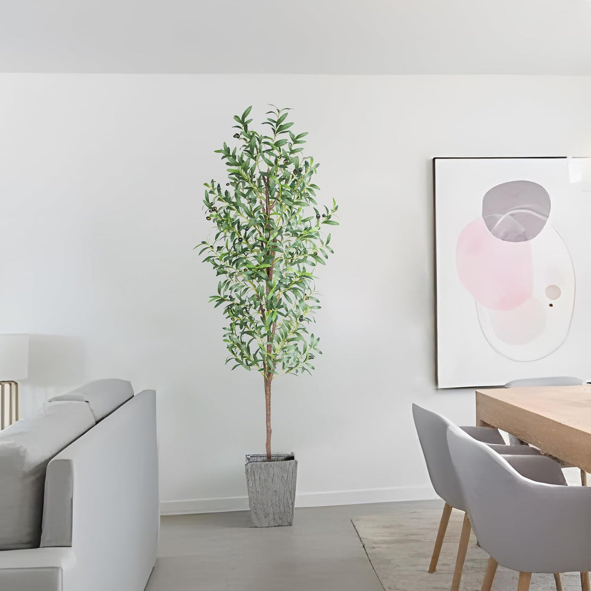 Artificial Olive Tree,4FT Faux Olive Tree for Home Office Decor