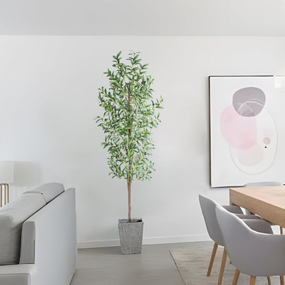 Artificial Olive Tree,4FT Faux Olive Tree for Home Office Decor