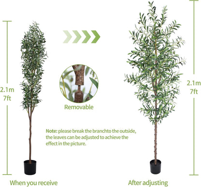 Artificial Olive Tree,4FT Faux Olive Tree for Home Office Decor