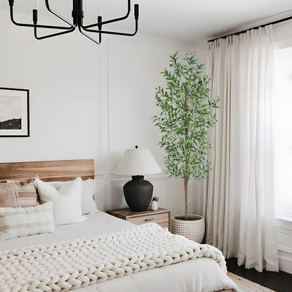Artificial Olive Tree,4FT Faux Olive Tree for Home Office Decor