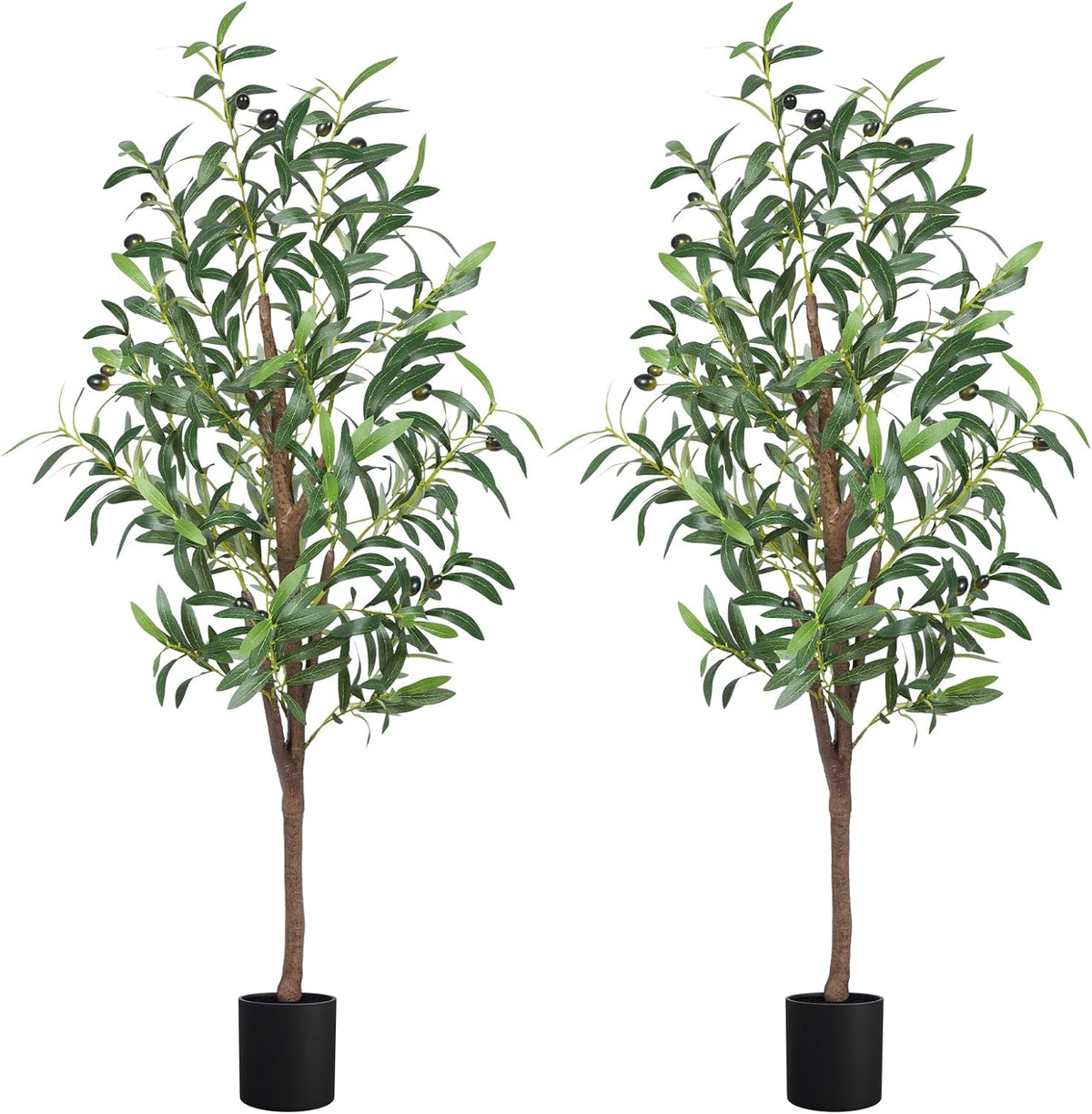 Artificial Olive Tree,4FT Faux Olive Tree for Home Office Decor