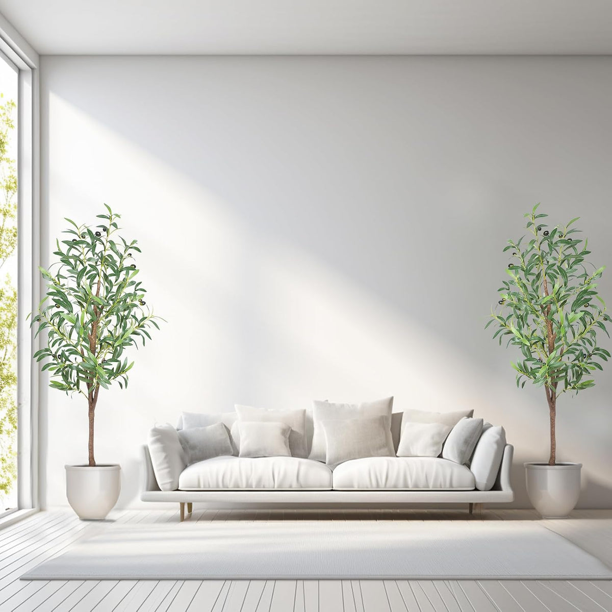 Artificial Olive Tree,4FT Faux Olive Tree for Home Office Decor