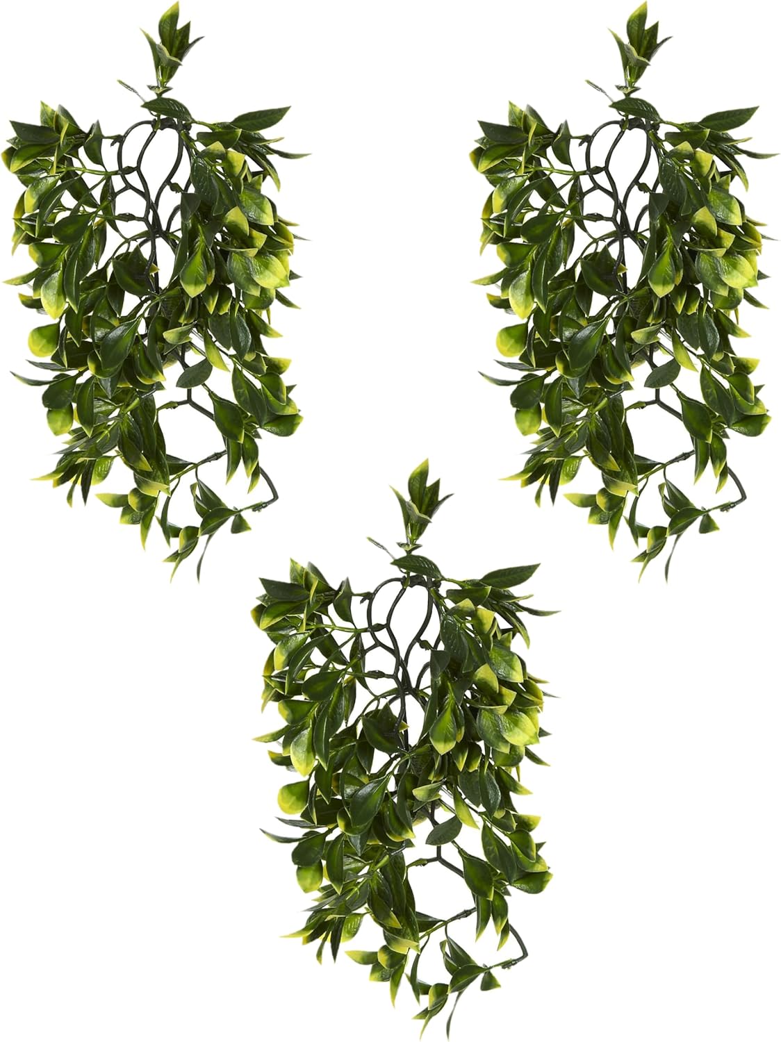 Plastic Terrarium Plant, Small, Mandarin