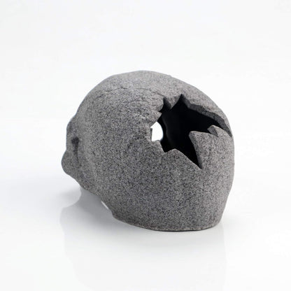 Aquarium Decorations Rock,Stackable Fish Tank Decor Cave, Ceramic Shelters | Shrimp Habitat, Breeding Tube, Hiding Cave, Stackable Fish Tank Decor Cave, Betta Fish