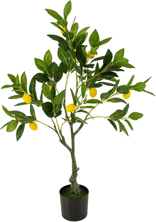 32'' Artificial Lemon Tree with Lemon Fruits