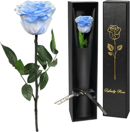 Preserved Flowers Rose Gifts for Women Mom, Mothers Day Rose Flower Gifts for Moms,Forever Real Flowers Mom Birthday Grandma Gifts, Valentines Day Gift for Her Girlfriend Wife Anniversary(Red)