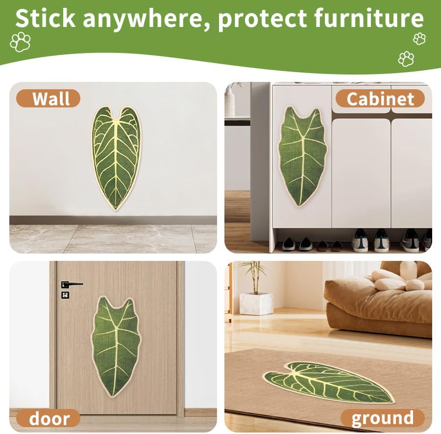 Milo World Cat Scratcher Cat Scratching Board Cat Scratch Pad，Plant 1