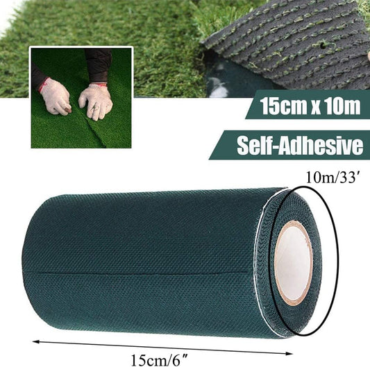 Artificial Grass Self-Adhesive Seaming Turf Tape Lawn,Carpet Jointing 6" x32.8'(15cm x 10m), 33'