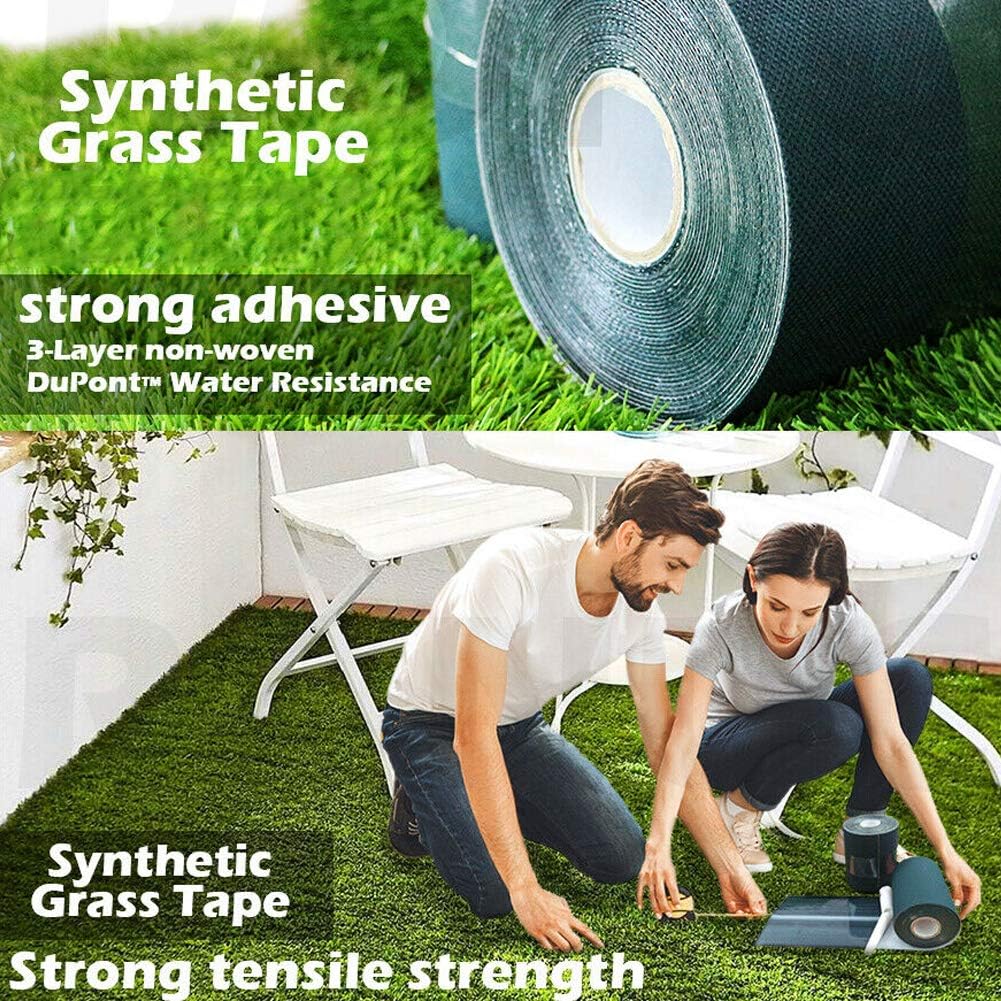 Artificial Grass Self-Adhesive Seaming Turf Tape Lawn,Carpet Jointing 6" x32.8'(15cm x 10m), 33'