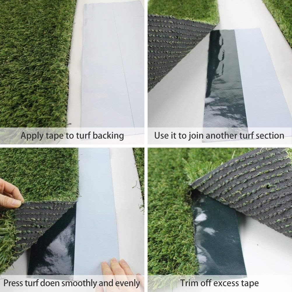 Artificial Grass Self-Adhesive Seaming Turf Tape Lawn,Carpet Jointing 6" x32.8'(15cm x 10m), 33'