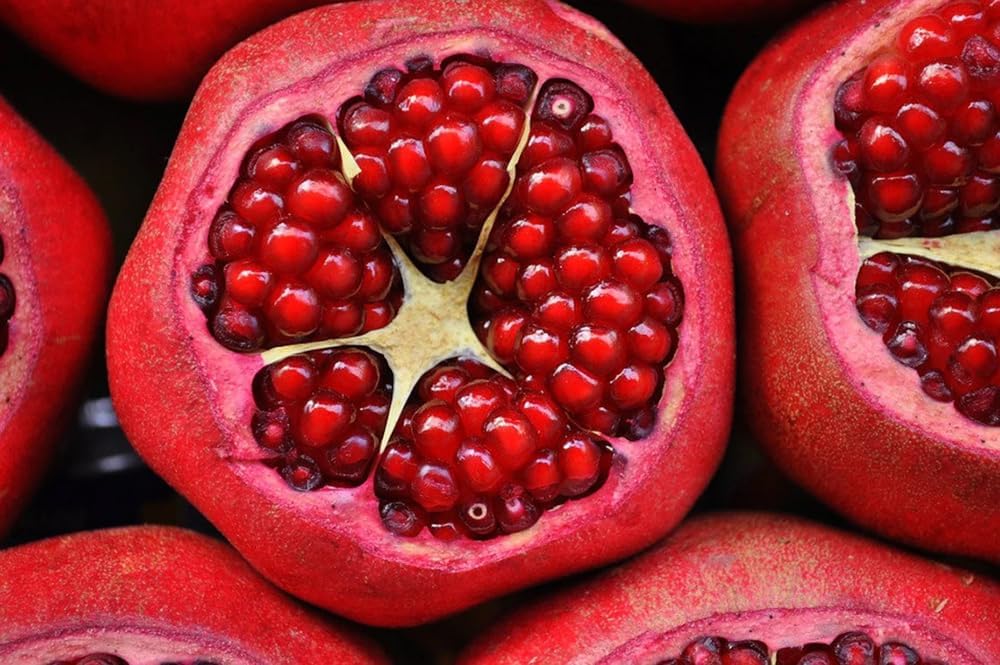 20+ Pomegranate Tree Seeds Fruit Red Flowers Garden Planting