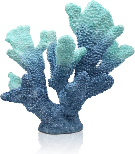 White Coral Reef Decor, Faux Artificial Coral Statue, Nautical Decor for Beach Theme Home, Wedding, Tabletop Decoration for Home Living Room Decor