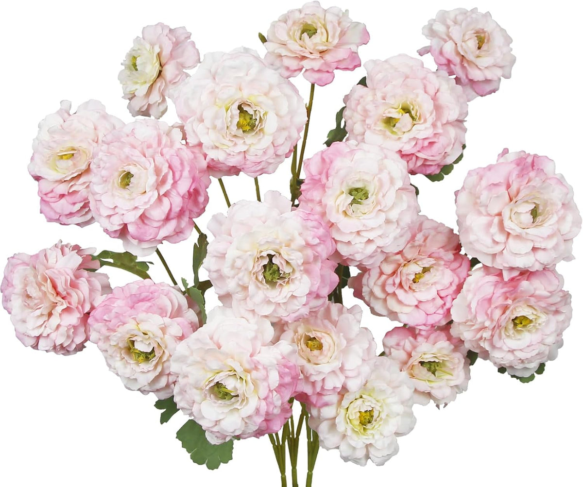 2 Pcs Artificial Flowers Spring Summer Purple Zinnia Silk Flowers with Long Stems Zinnia Elegans Artificial Flowers for Outdoors Floral Arrangements Table Centerpieces Wedding Party Home Decor