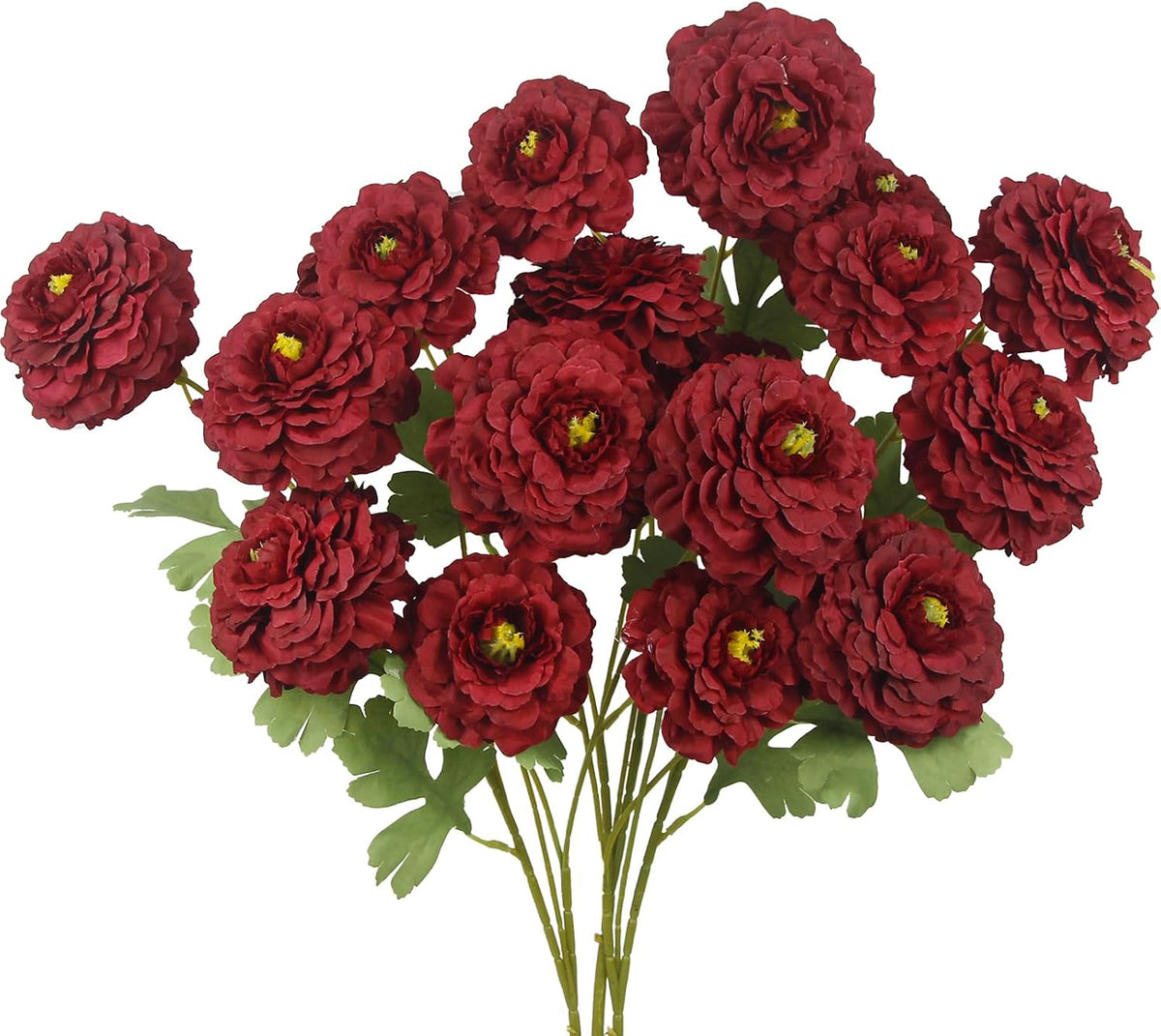 2 Pcs Artificial Flowers Spring Summer Purple Zinnia Silk Flowers with Long Stems Zinnia Elegans Artificial Flowers for Outdoors Floral Arrangements Table Centerpieces Wedding Party Home Decor