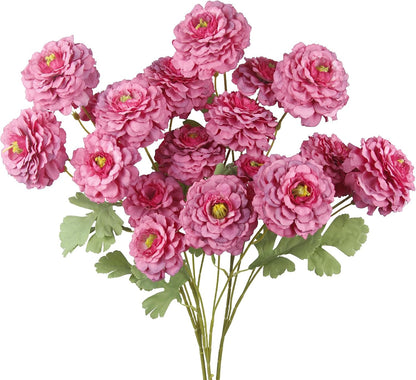 2 Pcs Artificial Flowers Spring Summer Purple Zinnia Silk Flowers with Long Stems Zinnia Elegans Artificial Flowers for Outdoors Floral Arrangements Table Centerpieces Wedding Party Home Decor