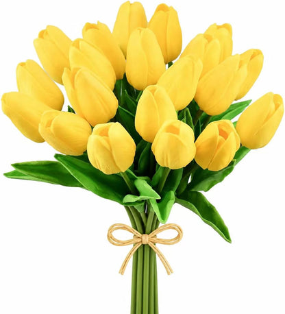 Artificial Yellow Tulips - Colors A