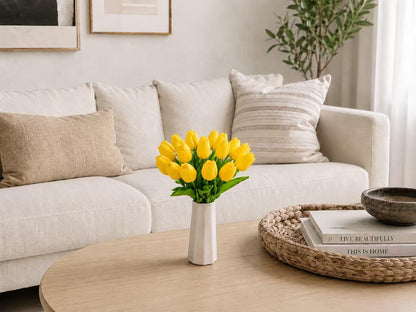 Artificial Yellow Tulips - Colors A