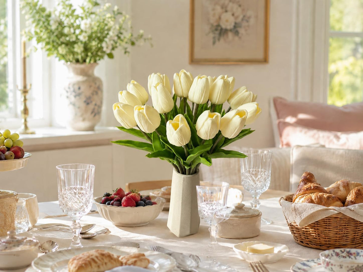 Artificial Yellow Tulips - Colors A