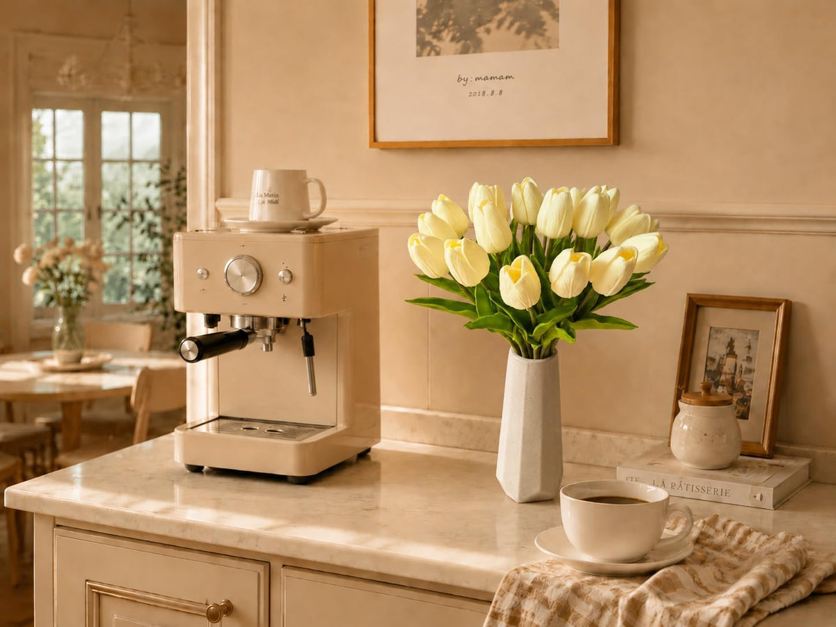 Artificial Yellow Tulips - Colors A