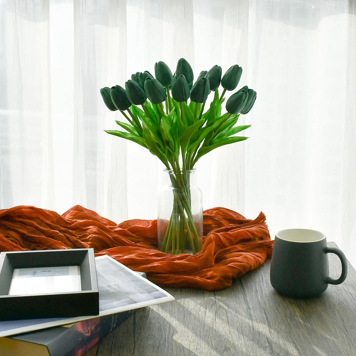 Artificial Yellow Tulips - Colors A