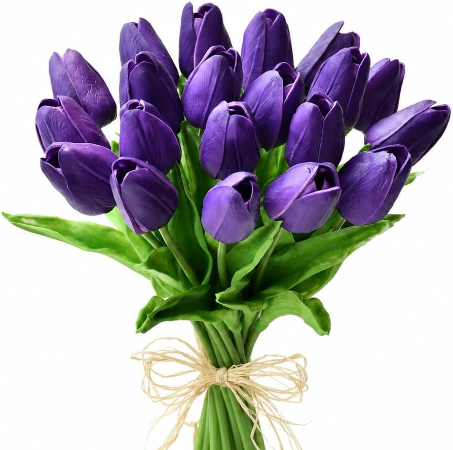 Artificial Yellow Tulips - Colors A