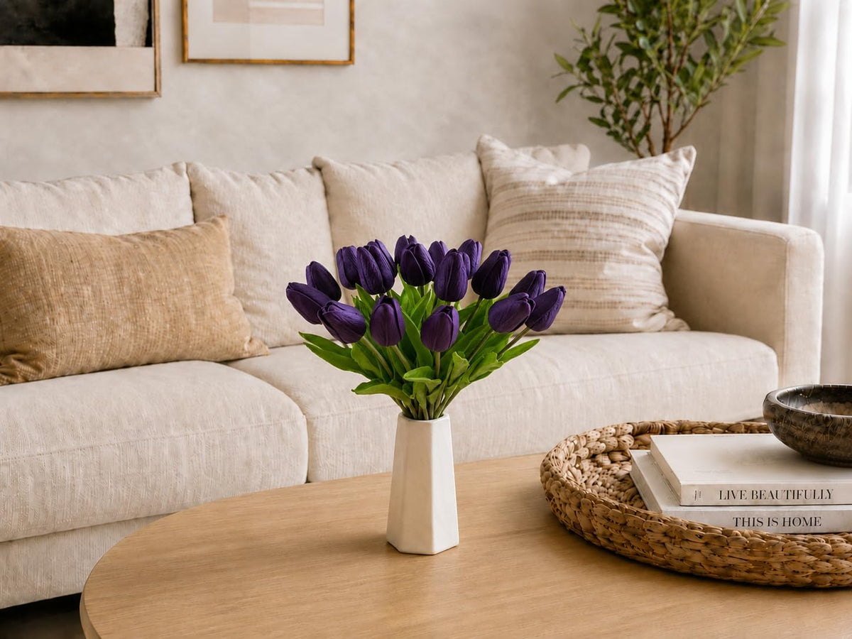 Artificial Yellow Tulips - Colors A
