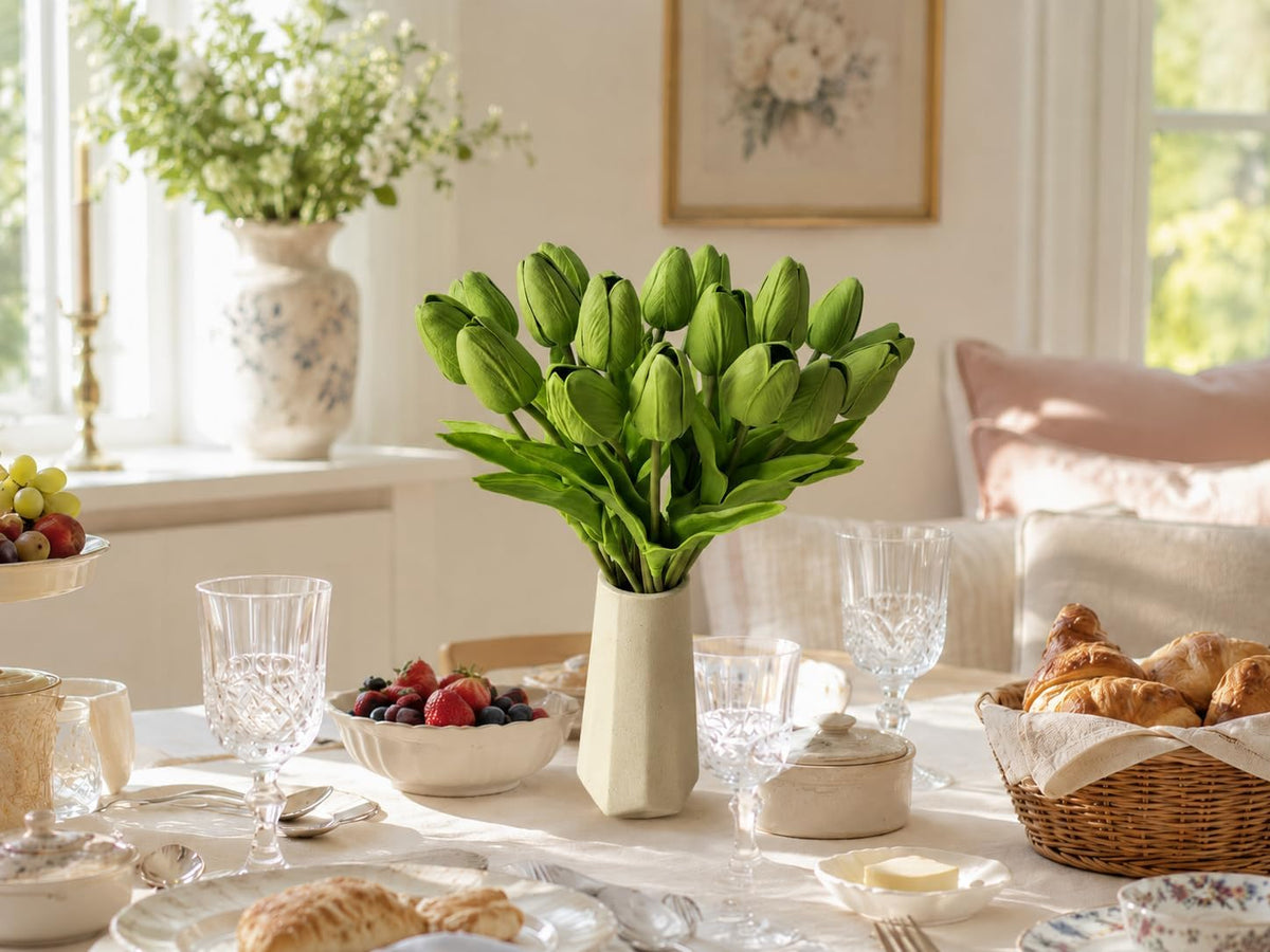 Artificial Yellow Tulips - Colors A
