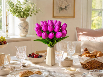 Artificial Yellow Tulips - Colors A