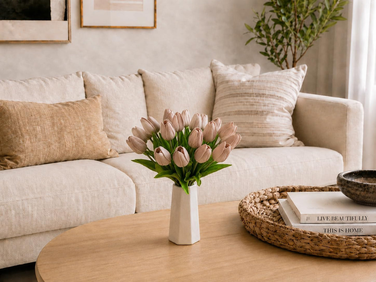 Artificial Yellow Tulips - Colors A