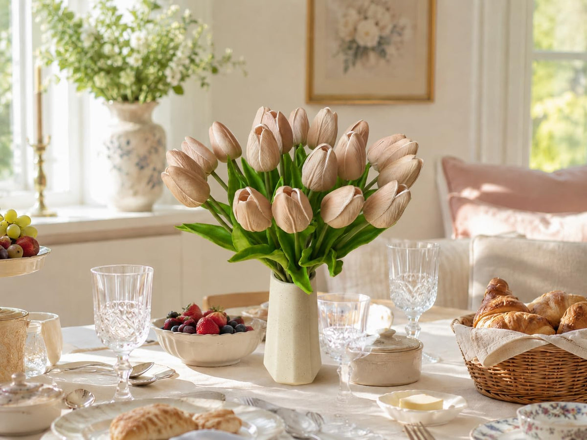 Artificial Yellow Tulips - Colors A