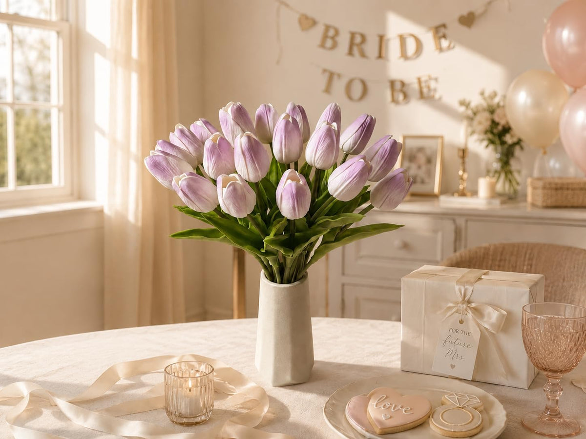 Artificial Yellow Tulips - Colors A
