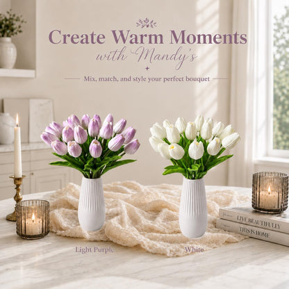 Artificial Yellow Tulips - Colors A