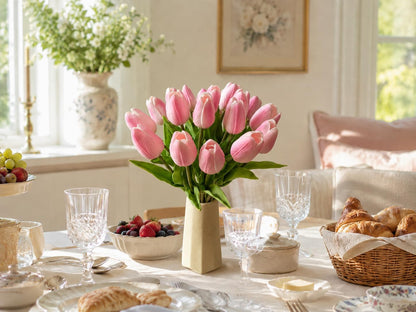 Artificial Yellow Tulips - Colors A